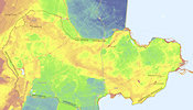 Hoogtekaart van West-Friesland