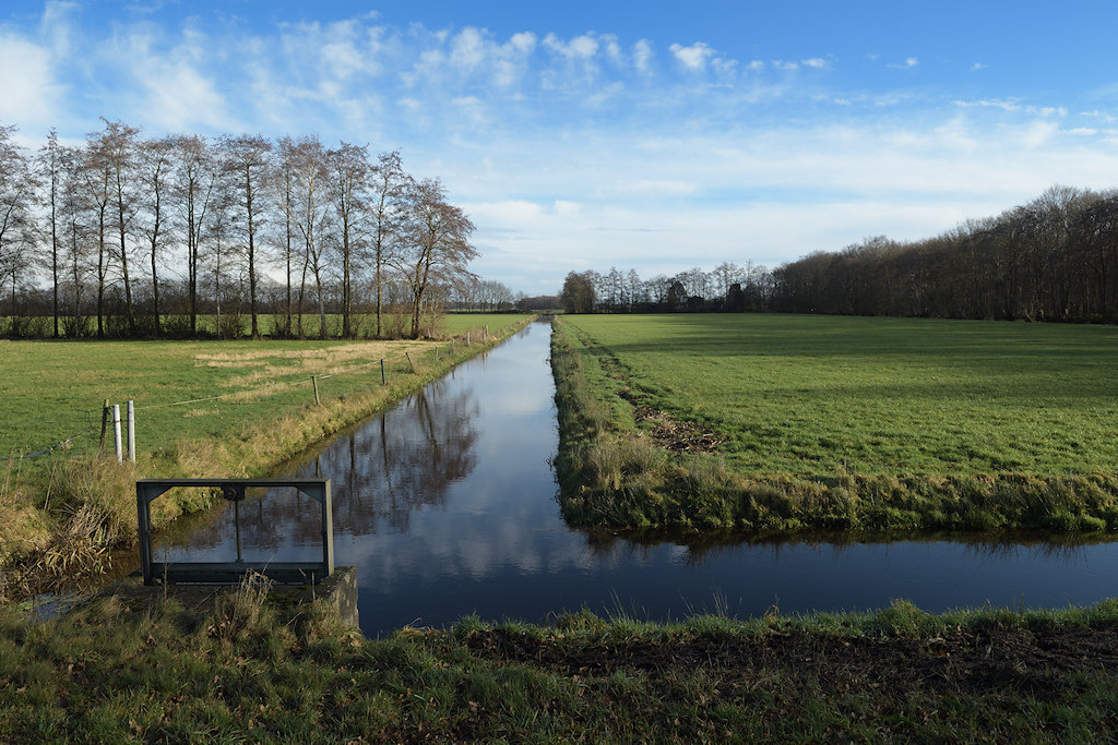 Heideontginning in het brongebied van de Boorne bij Bakkefean