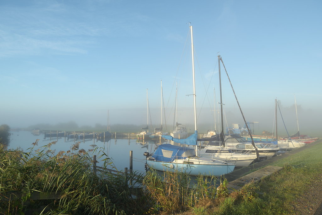 Jachthaventje bij de Camping Gaastmeer