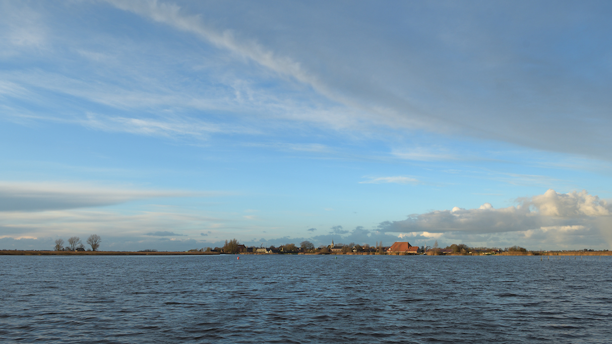 Gezicht op de Gaastmar vanaf Fiskersbuorren
