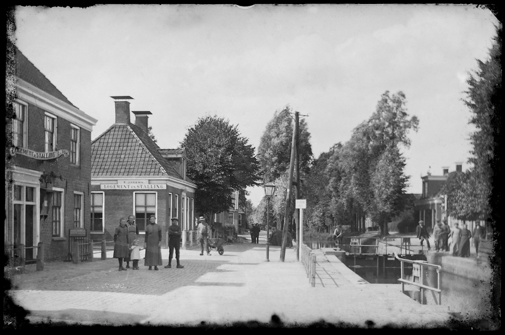 Loop van de gedempte Lits in Rottevalle