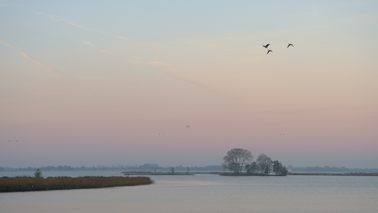 Sneekermeer in de herfst