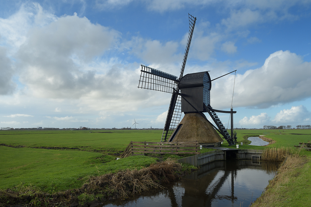 Gerestaureerde Spinnekop bij Nijhuzum