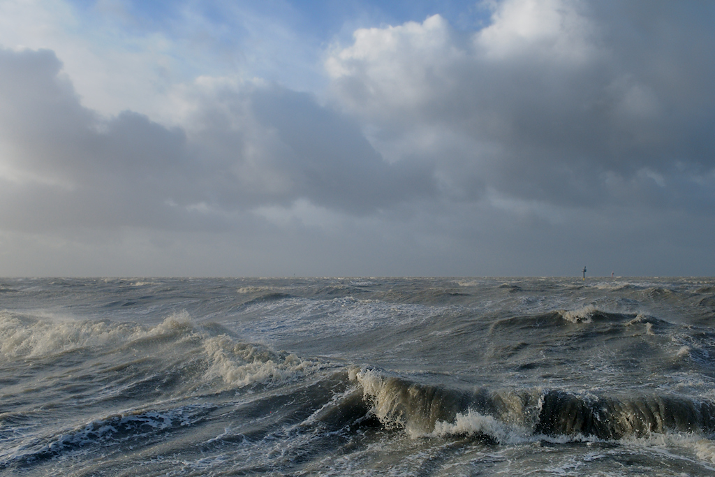 Storm bij Holwert