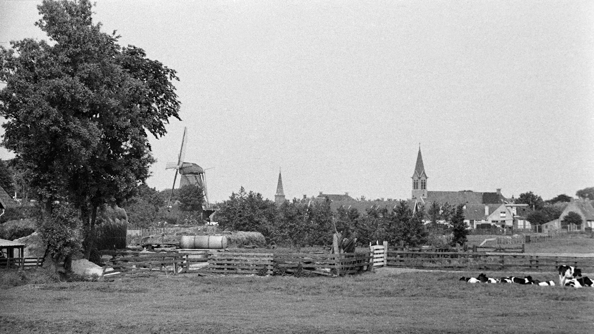 Profiel van Woudsend vanuit het zuidwesten