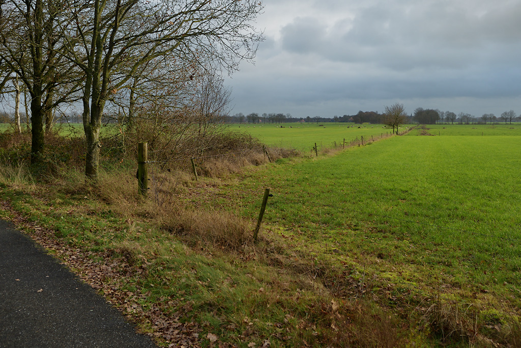 Dorpen zijn verplaatst in de richting van de Strokenverkaveling