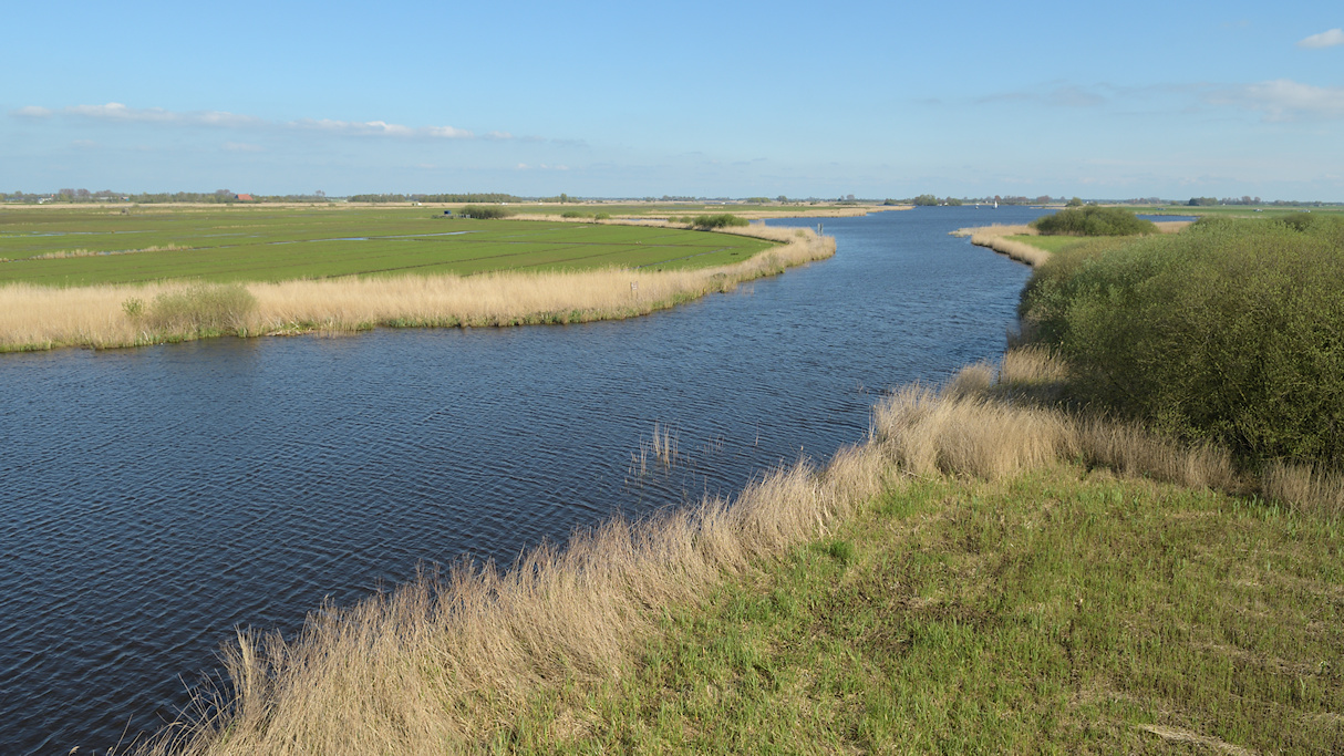 Easterwimerts vanaf de uikijktoren bij Jutrijp