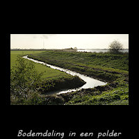 Bodemdaling in een Winterpolder