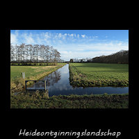 Heideontginning in het brongebied van de Boorne bij Bakkefean