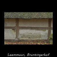 Lemen muur van Bruntingerhof