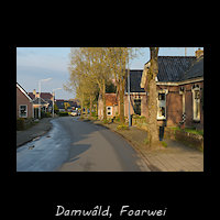 Foarwei, Damw�ld - oude route op zandkop