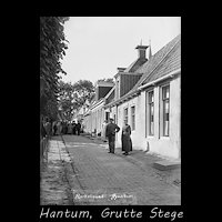 De Grutte Stege in Hantum op een historische foto uit 1916