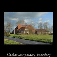 Wederopbouwboerderij in de Haskerveenpolder