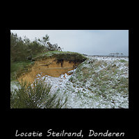 Steilrand Donderen, locatie