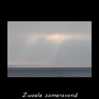 Zwoele zomeravond aan de Wadden