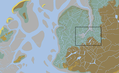 Overzicht van Westergo in de middeleeuwen