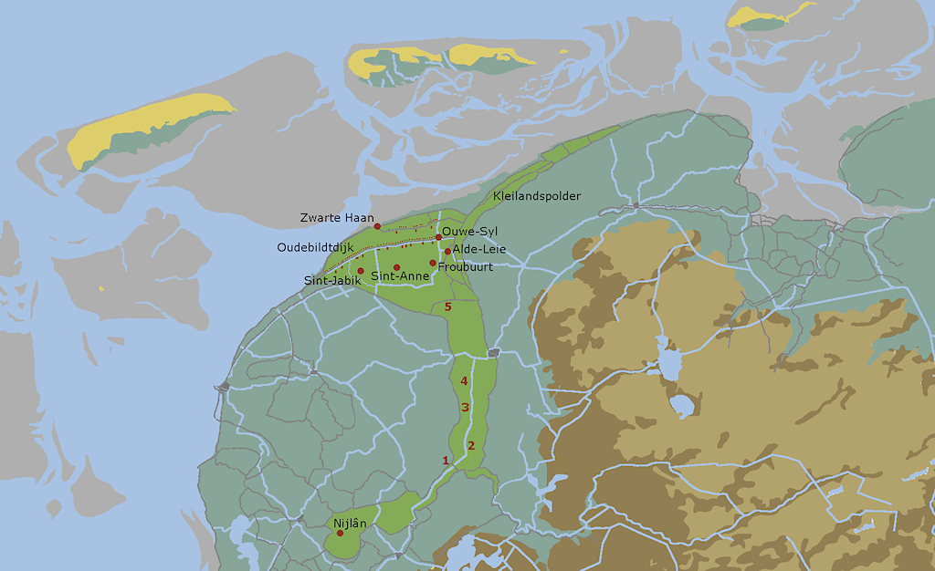 Het landschap van de Middelzee