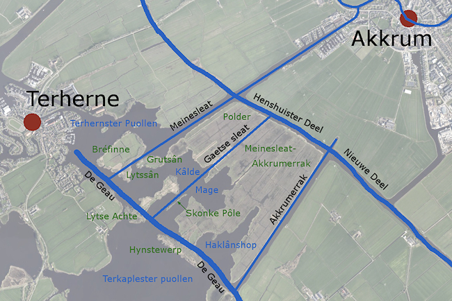 Voorbeeld van een verdronken middeleeuws ontginningslandschap